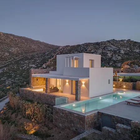 ヴィラ Retreat Hill Luxury Mykonos アノ・メラ